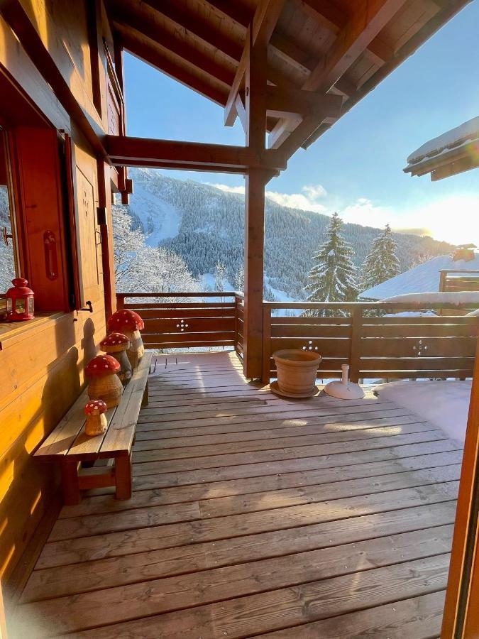 Cosymontagne - Le Chalet - 3Ch - 8 Pers- Terrasse Sud, Magnifique Vue Clusaz Zewnętrze zdjęcie